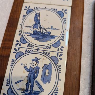 Delft Tile & Wood Cutting Boards