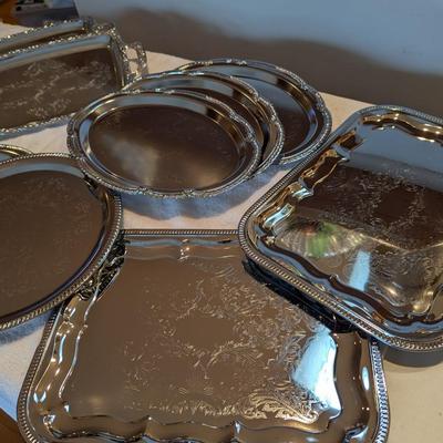Silver Plated Serving Trays
