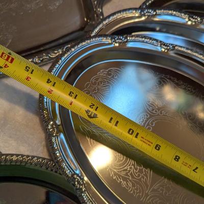 Silver Plated Serving Trays