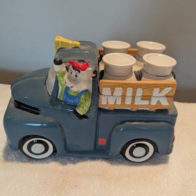 Vintage Milk Truck Cookie Jar