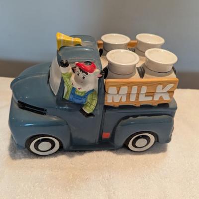 Vintage Milk Truck Cookie Jar