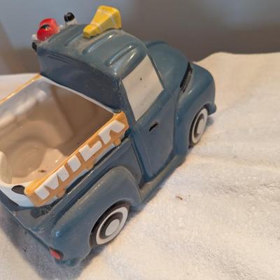 Vintage Milk Truck Cookie Jar