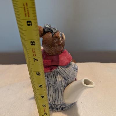Vintage Bunny Teapot Approx 8 1/2" Tall
