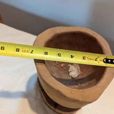Hechoen Puerto Rico Large Wooden Mortar & Pestle