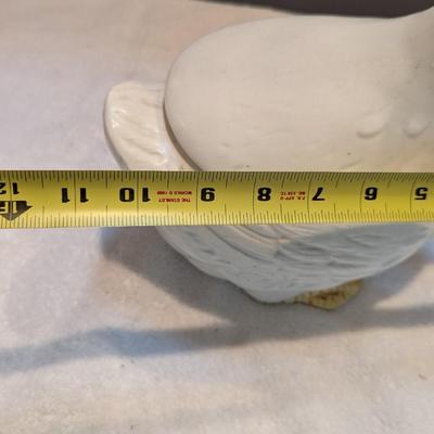 Vintage Ceramic Goose Cookie Jar