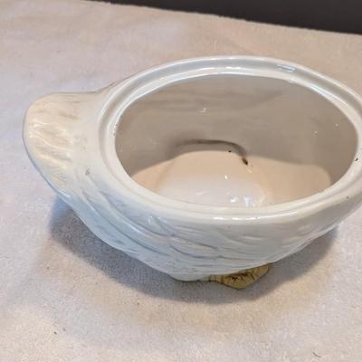 Vintage Ceramic Goose Cookie Jar