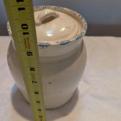 Vintage Handmade Stoneware Pottery Jar