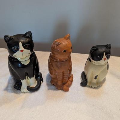 Linda Spivey Country Cats Canister Set of 3