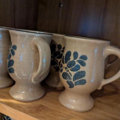 60+ Pieces Of Pfaltzgraff Folk Art Stoneware