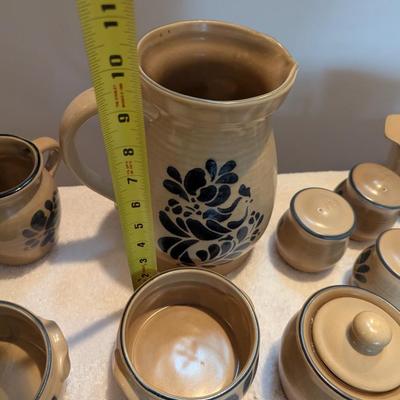 Pfaltzgraff Folk Art Stoneware Serving Pieces