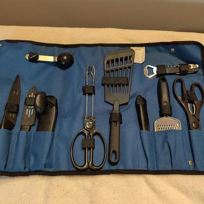 14 Piece Cook's Traveling Tool Kit