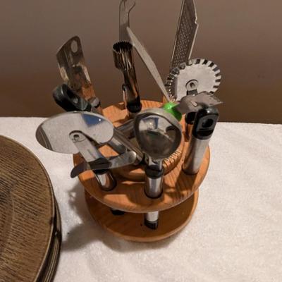 Kitchen Timers Plates Utensil Holder & Wicker Basket (see all items)