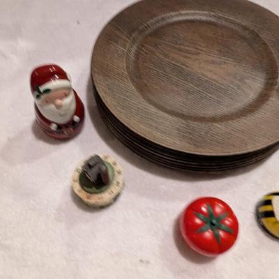 Kitchen Timers Plates Utensil Holder & Wicker Basket (see all items)