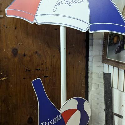 "This Calls For Risata" Advertising Sign