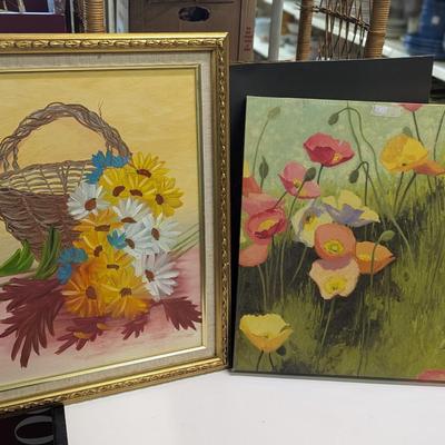 Hand Painted Floral Paintings