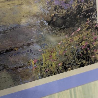 Framed Art Work 1 Piece From Artist Bruce W. Krucke