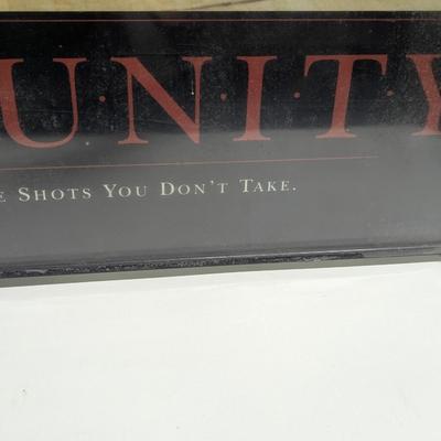 Approx 30" x 24 3/4" "Opportunity" You'll Always Miss 100% Of The Shots You Don't Take