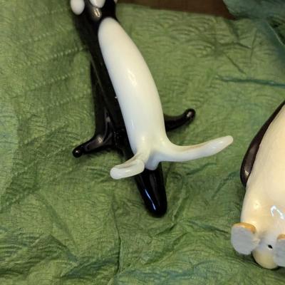 Several Bone China Shiken Japan Figures & Glass Figurines