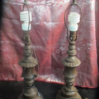 Vintage Brass Lamps