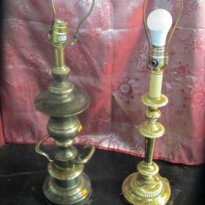 Vintage Brass Lamps