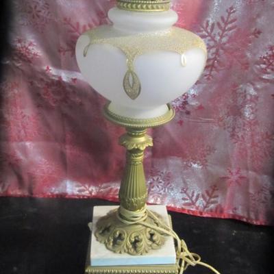 Glass Table Lamp