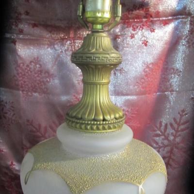 Glass Table Lamp
