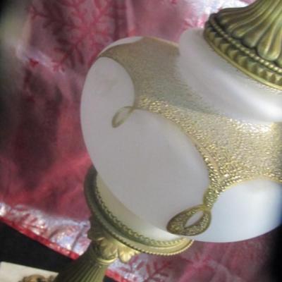 Glass Table Lamp