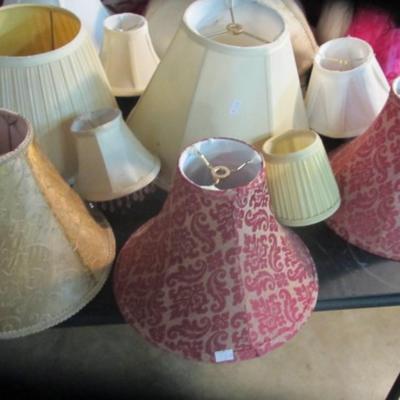 Various Sizes Of Lamp Shades