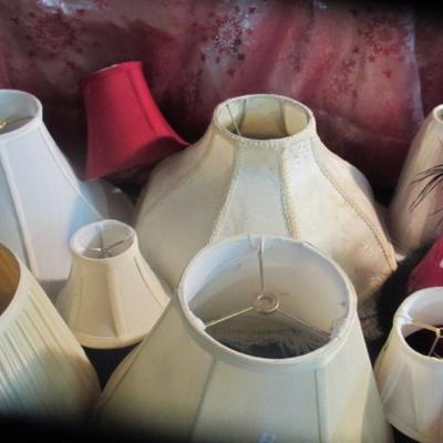 Various Sizes Of Lamp Shades