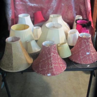 Various Sizes Of Lamp Shades