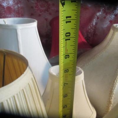 Various Sizes Of Lamp Shades