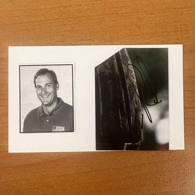 Major League Pitcher Shane Rawley signed photo card 