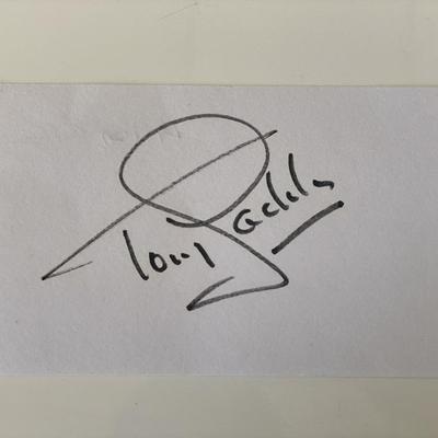 Tony Padilla original signature 