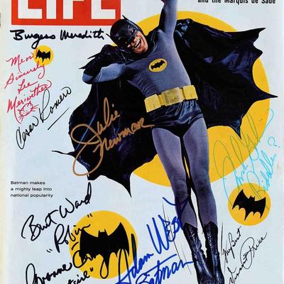 Batman TV Series signed Life Magazine. 