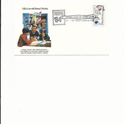 Shaker Heights, OH - Fall in Love with Stamp Collecting  Show Cover - 1984