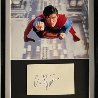 Christopher Reeve original signature collage.
