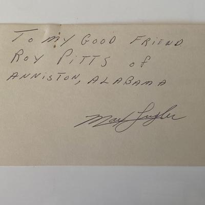LSU Tigers Max Fugler original signature 