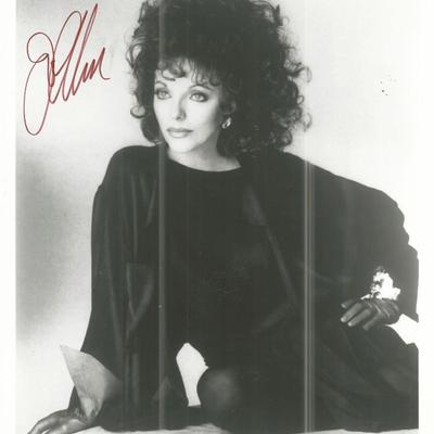 Joan Collins Signed Photo