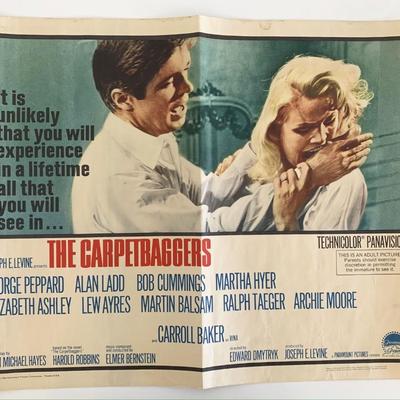 The Carpetbaggers vintage movie poster