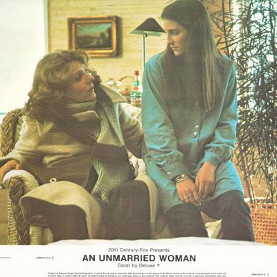 An Unmarried Woman 1978 original vintage lobby card