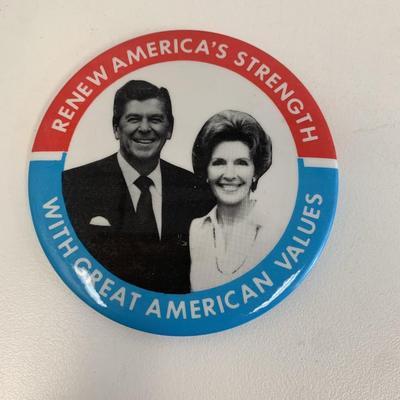 Renew Americas Strength with Great American values pin