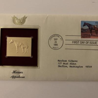 Horses: Appaloosa - Lexington, KY - First Day Cover - 1985