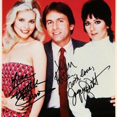 Three's Company cast signed photo 