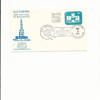 Baltimore 250th Anniversary - First Day Cover - 1979