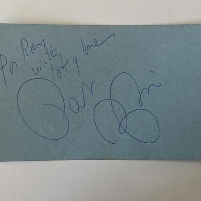 Pat Suzuki original signature 