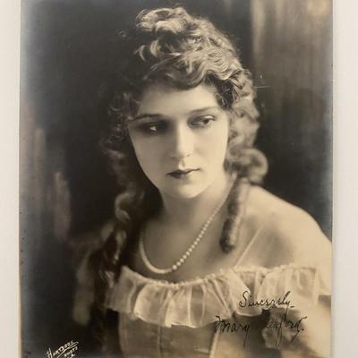 Mary Pickford signed photo