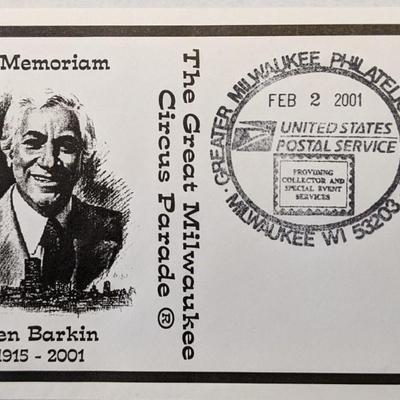 In Memoriam of Ben Barkin First Day Cover