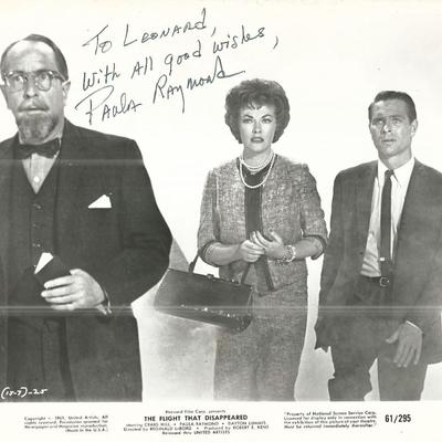 The Flight That Disappeared Paula Raymond Signed Movie Photo
