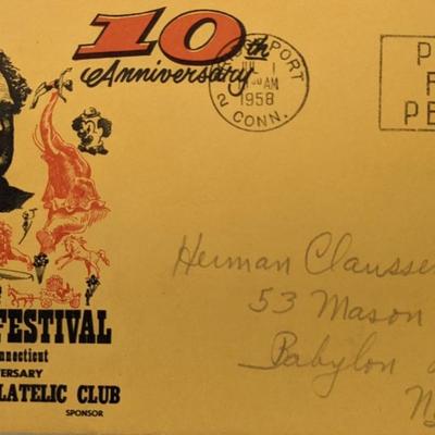 Bridgeport Philatelic Club - Barnum Festival 70th Anniversary Fist Day Cover