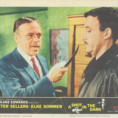 A Shot in the Dark 1964 original vintage lobby card
